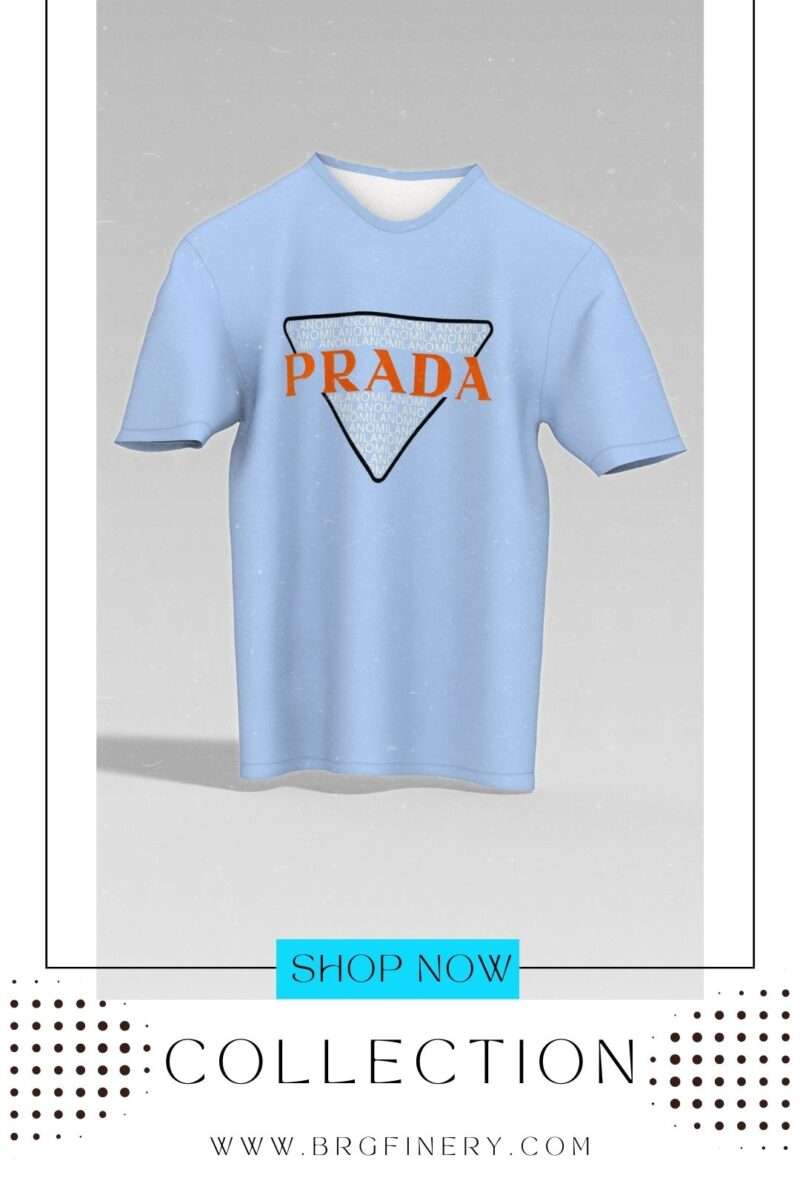 Unisex Oversized T-Shirt _ Premium Fabric with Prada-Inspired Print - brg-finery (2)